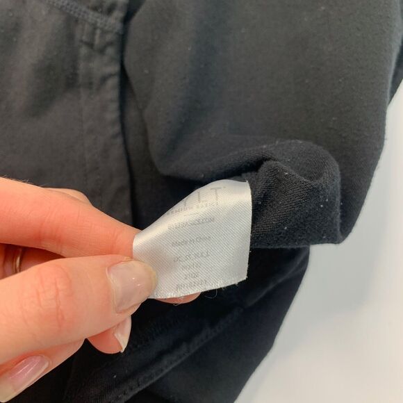 BYLT Shirt Men L Large Black Drop Cut Short Sleeve Crew Neck Muscle Athletic Fit - Picture 8 of 12